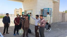 اعزام دانشجویان بسیج دانشجویی دانشگاه اردکان به اردوی جهادی